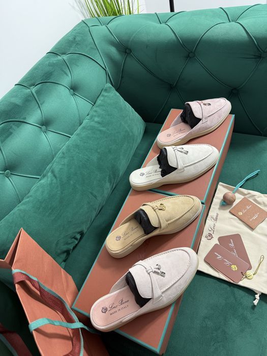 Mocasini Loro Piana piele naturala 100% Full Box colectie noua
