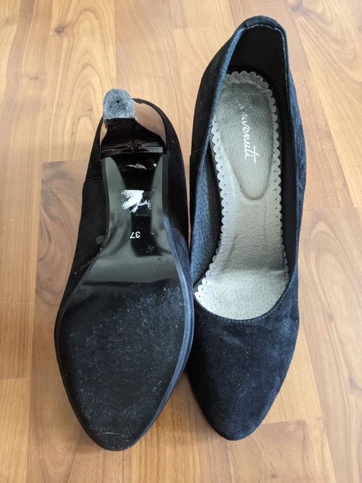 Pantofi piele cu toc 37