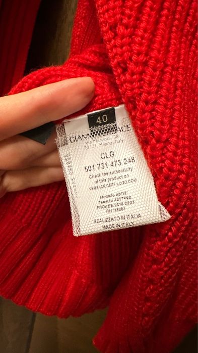 Свитер-туника Versace