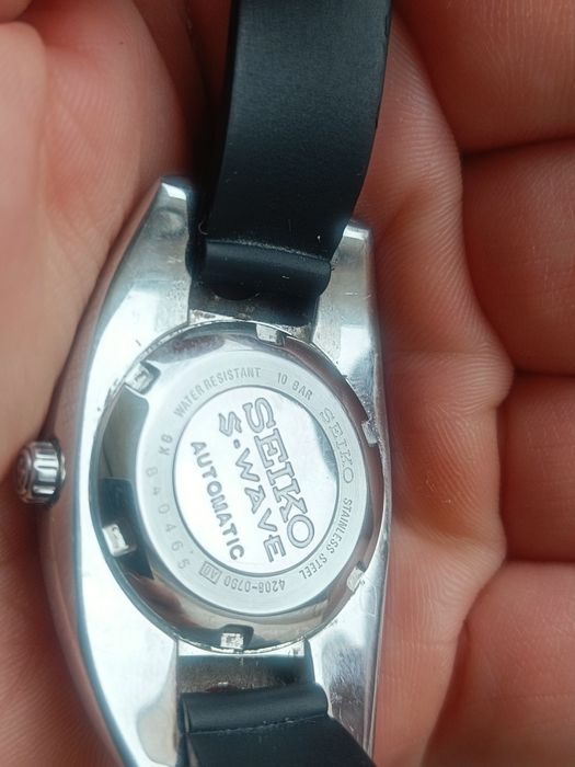 Колекционерски дамски автоматичен часовник Seiko S-Wave Automatic – Ra