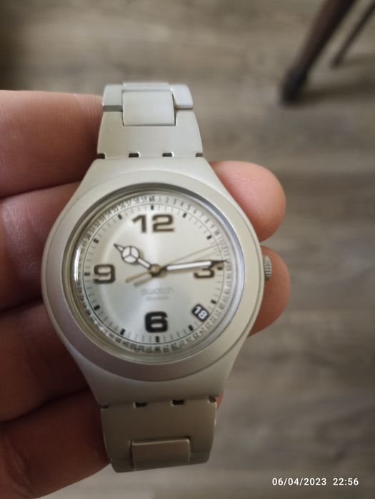 Baby Gshock/ Swatch irony aluminiu