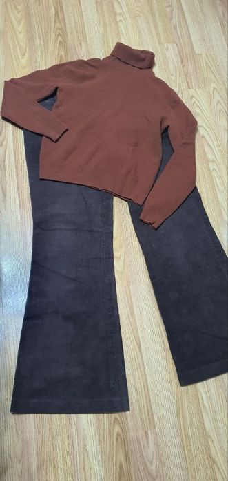 Брюки вельветовые женские 38 М