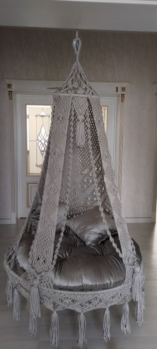 Шатёр-качели, ручная индивидуальная работа