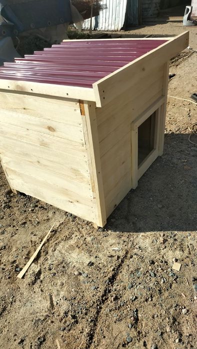 Домик  для собаки, утепленная будка для собак на заказ,Алматы