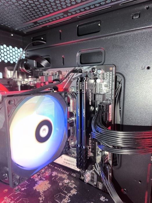 Продается ПК, монитор Ryzen 5 5600T RX590 8gb