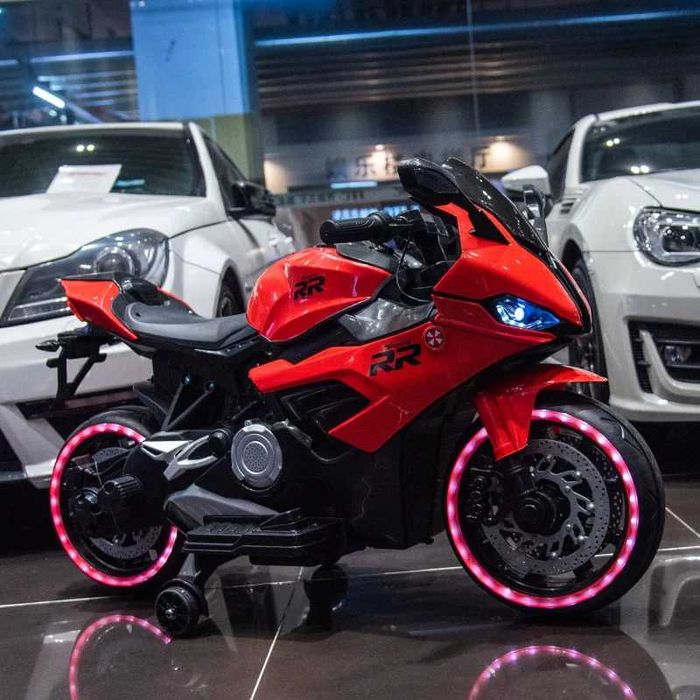 Детски Акумулаторен Мотор B919, 90W, 12V/12Ah, LED система в колелото