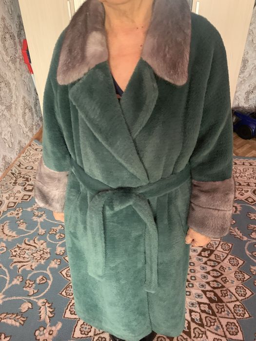 Мутон шуба жагасы жені норка