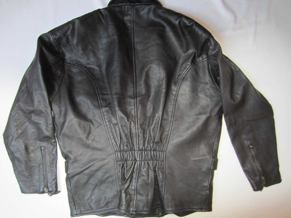 Haina groasa piele masura XXL,  tip geaca motor, stare f. buna