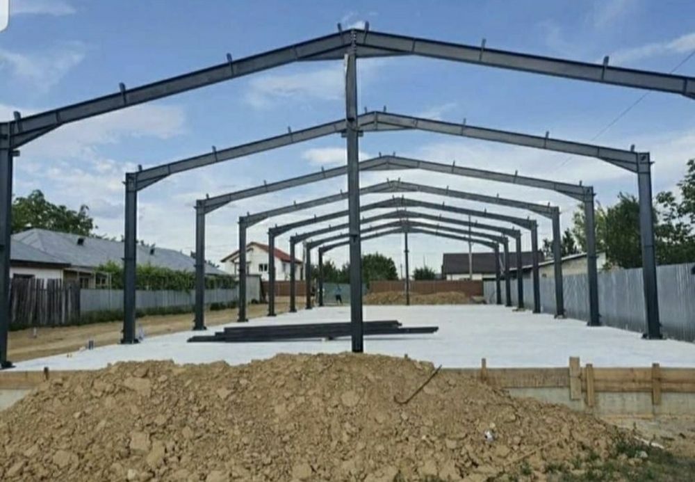 Vând hale metalice lucrăm fără avans Asiguram si montaj