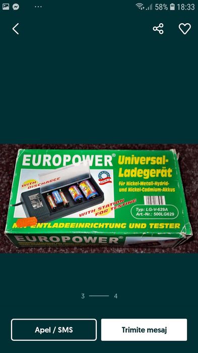 Âncarcator bateri universal