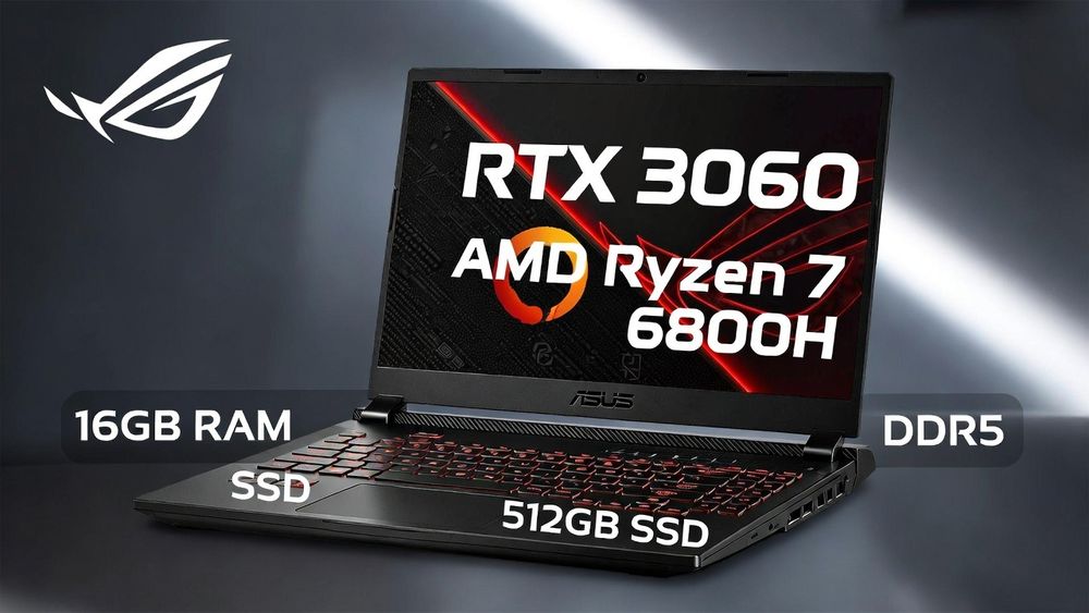 ASUS ROG Strix G15 G513RM игровой ноутбук асус/asus 165Hz