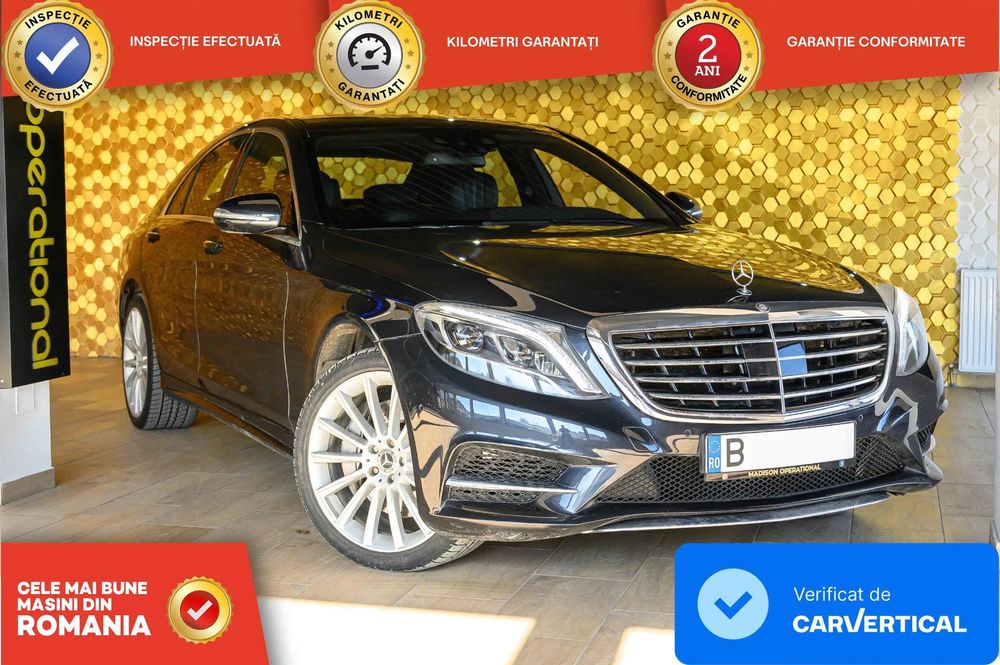 Mercedes-Benz S ///AMG  BURMESTER Keyless Head-up DIstronic SoftClose DVDtetiere