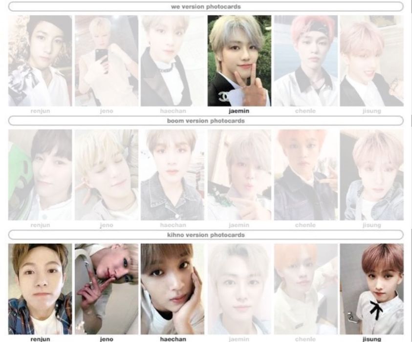 Nct nct 127 nct dream nct wish wayv wishlist trade размяна