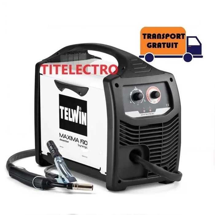 Aparat sudura MAXIMA 190 TELWIN MIG-MAG cu sarma argon CO2 fara gaz