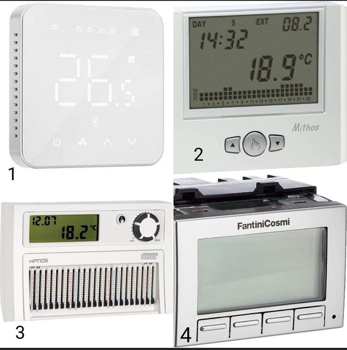 termostat ambiental electronic digital analog de camera iluminat led
