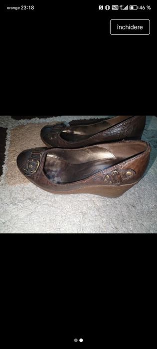 Pantofi maro CafeNoir 38