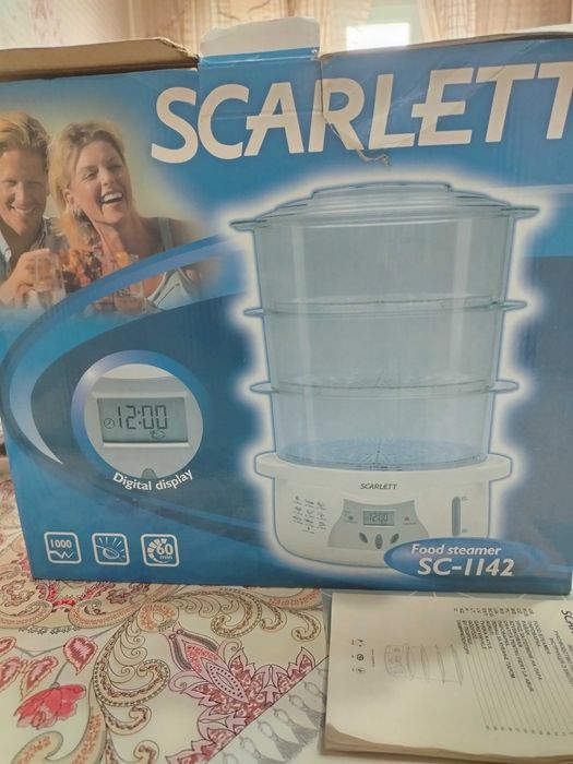 Пароварка " СКАРЛЕТ SC 1142" - новая,в коробке.