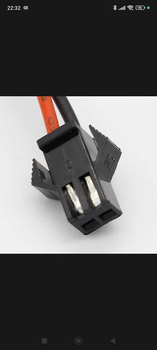 Разъем 2 х контактный, мама/папа