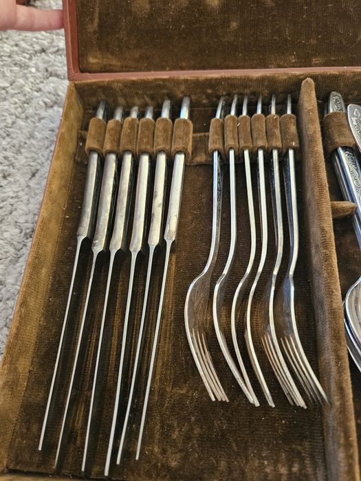 Винтидж комплект прибори в оригинална кутия – СССР / Набор столовый