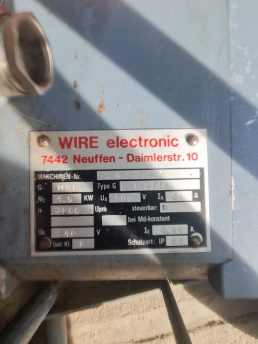 Motor electric industrial curent continuu (DC) WIRE electronic.
