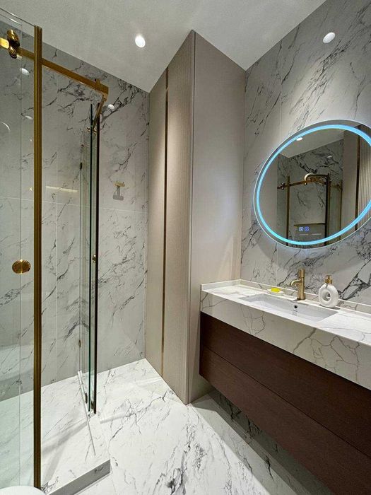 3-х комнатная 13 этаж 24 этажный дом ж.к U-Tower Евро ремонтом меб.