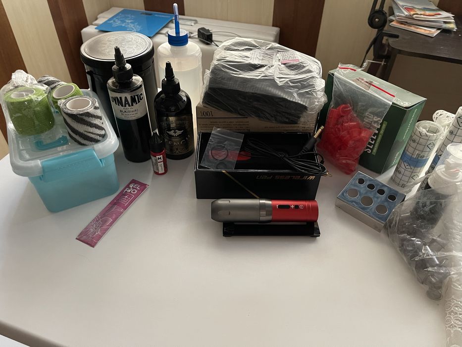 Продам тату набор б/у