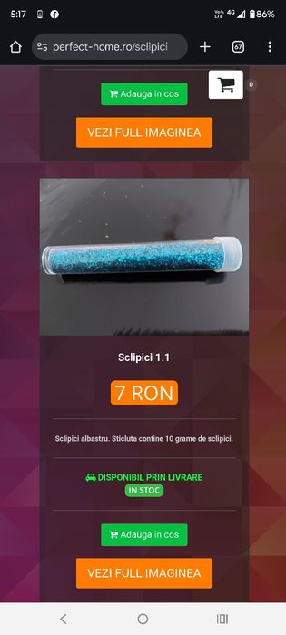 Sclipici, pentru handmade cu epoxy