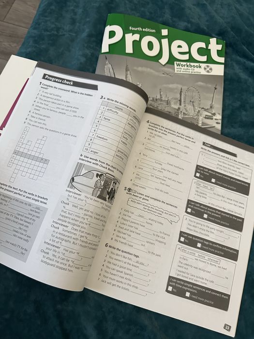 Project 3  / Project 4 WorkBook 4th Edition. Книги по англ. языку.