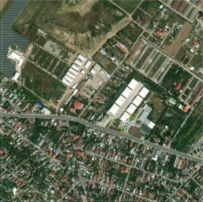 Inchiriere Teren Intravilan Afumati 1800mp, 22m la DN2/E85, €1/mp