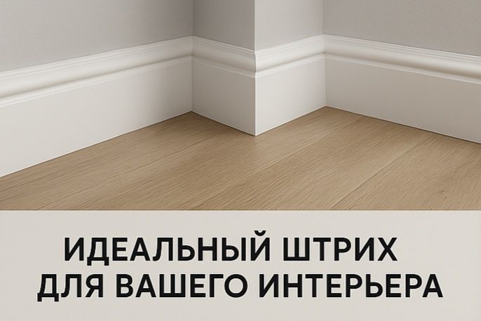 Плинтус из МДФ с LED подсветкой и без