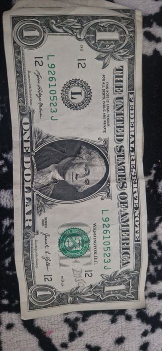 Vand bacnote 1 dolar