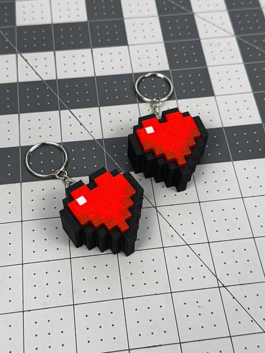 Breloc Minecraft Heart Key Clicker