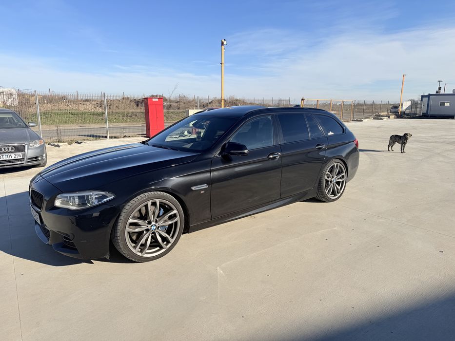 Bmw m550d f11 LCI blacksapphire  individual 381cp