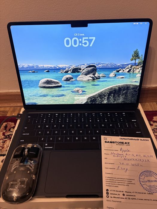 MacBook Air M4•16/256GB/100%