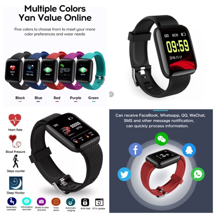 СМАРТ- фитнес часы