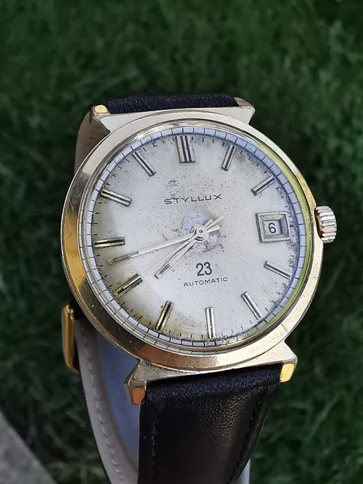 Ceas Styllux Automatic Calendar -34,5 mm -Funcționează excelent !