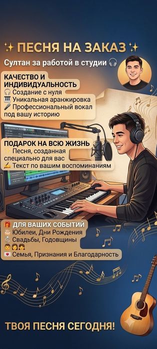 Песня на заказ с клипом