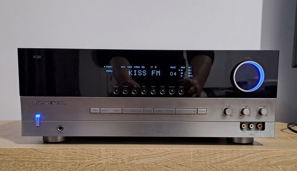 Amplituner amplificator stereo Harman Kardon 3380 cu telecomandă