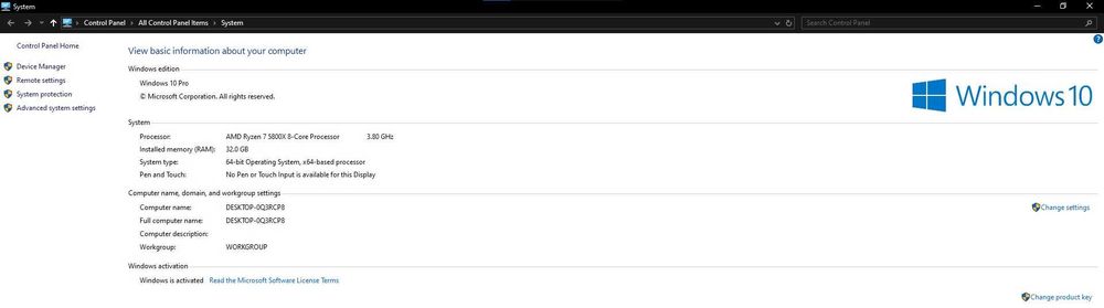 Компютър за гейминг/работа Ryzen 7 5800X  RTX 3060 Ti 32 GB