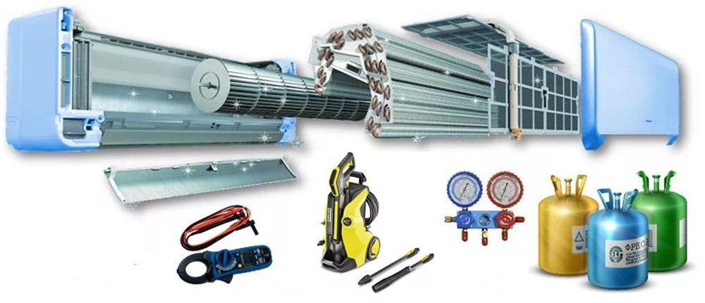 Мойка! Чистка! Химчистка кондиционера + дезинфекция