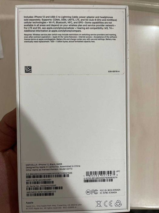 Iphone 12 64GB Black