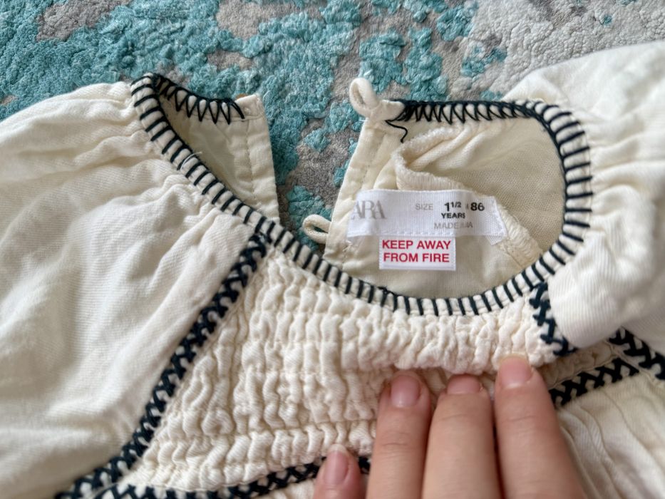 rochita Zara 1,5 ani bumbac 100% gama premium