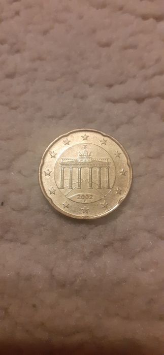 Vand moneda rara 20 euro centi din 2002