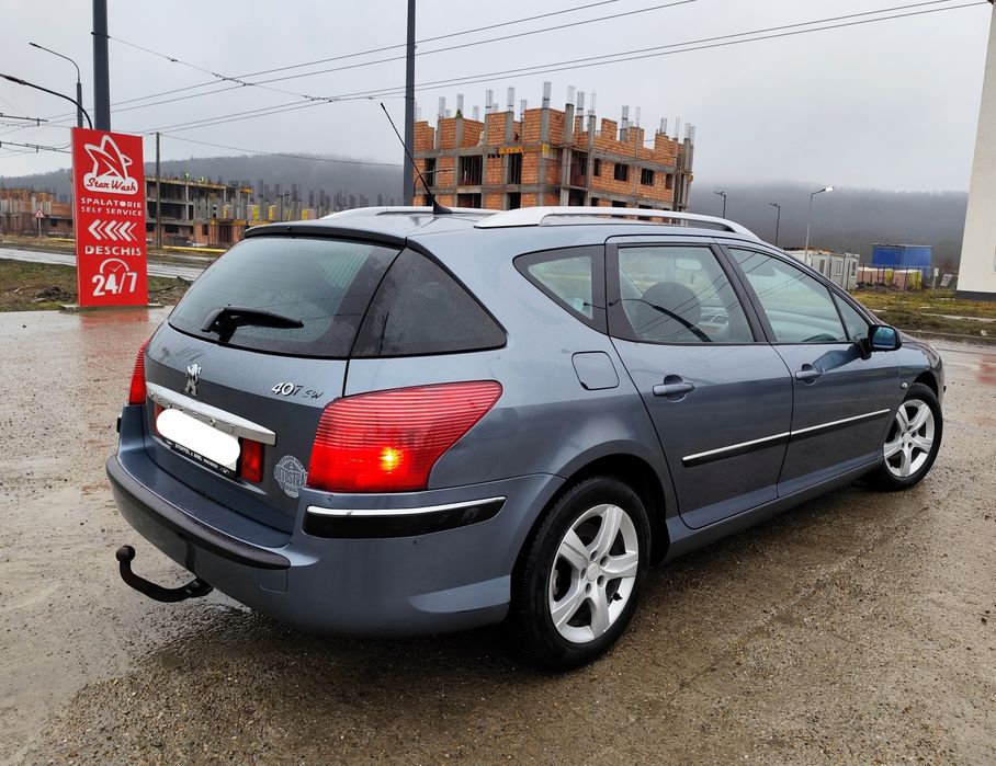 Peugeot 407 SW 2.0HDI 136CP, stare bună de funcționare, Înm Ro, Fiscal