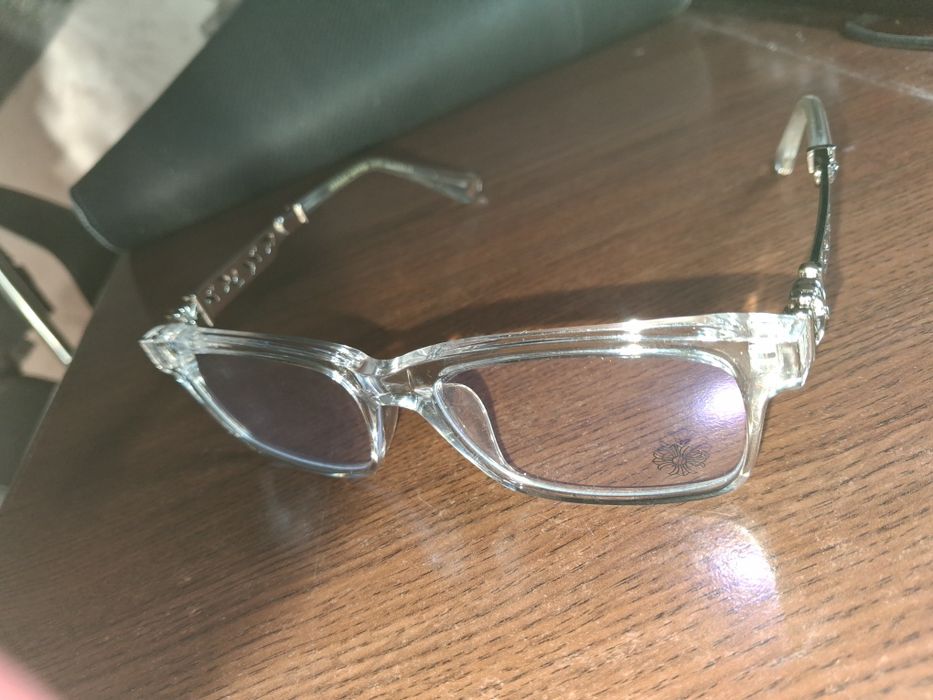 Ochelari Chrome Hearts transparenți ORIGINALI