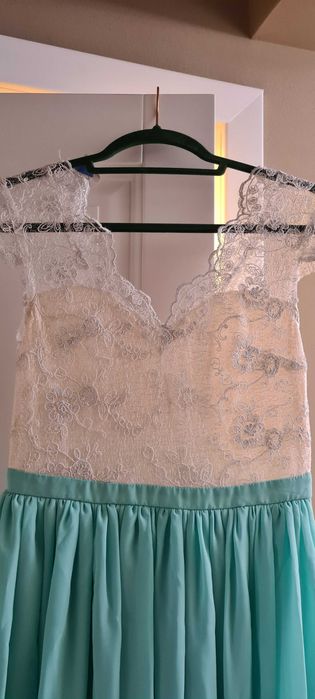 Rochie ocazie dantela voal Revelle