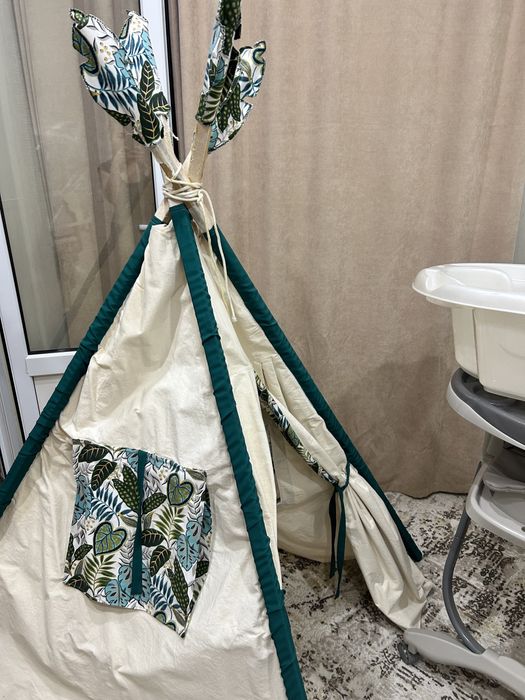 Вигвам палатка детский (лен)