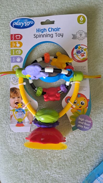 Детско водно килимче + Въртяща се играчка за столче + Гризалка