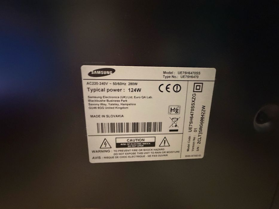 Vând Tv samsung diagonala 190
