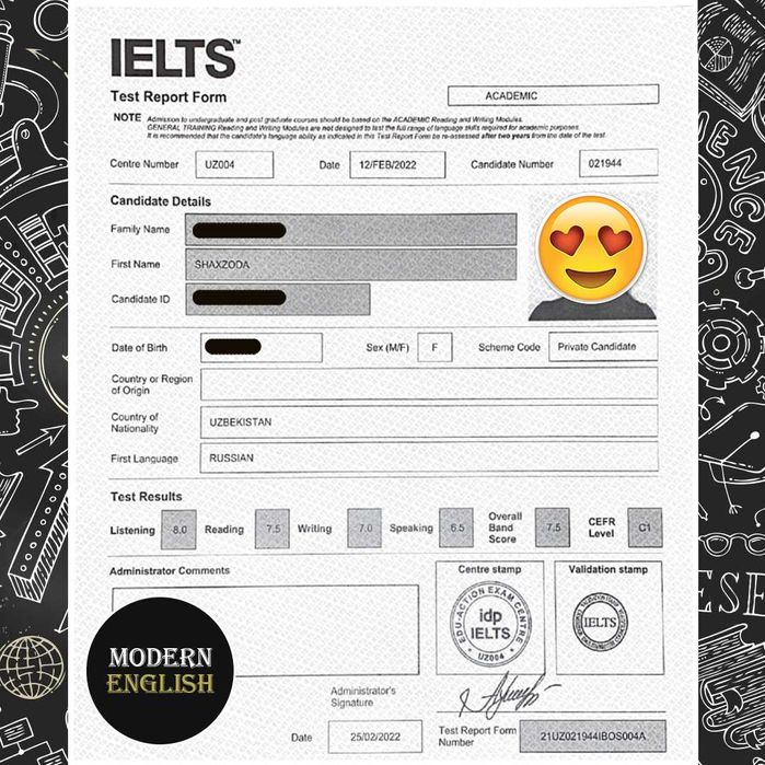 С IELTS 8.5, опытный и сертифицированный репетитор по английскому.
